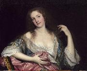 John Michael Wright Portrait of a Lady, thought to be Ann Davis, Lady Lee oil